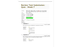 PRAC 6540-1, PRAC-6540A-1, Adv Prac Care of Frail Elders; Week 7 Quiz (10 out of 10 Points)